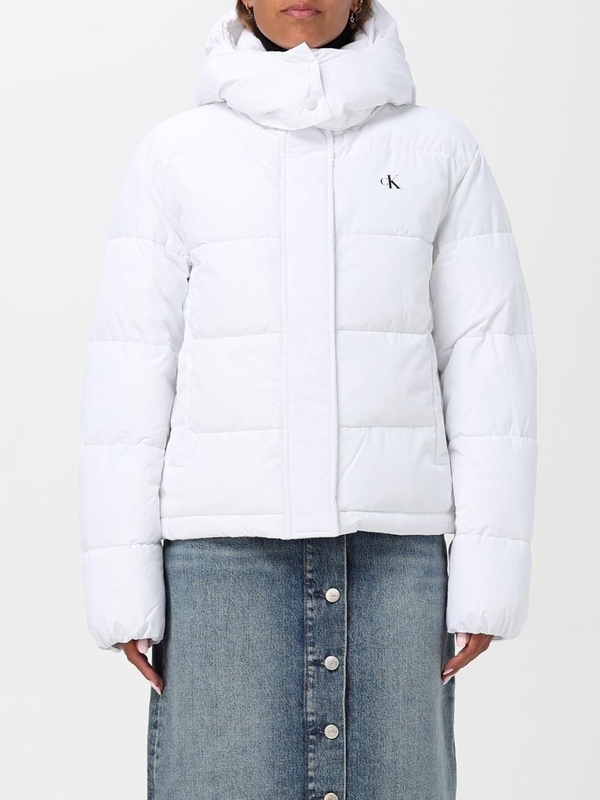 캘빈클라인 FW24 Calvin Klein Jeans Womens Jacket J20J224119YAF White