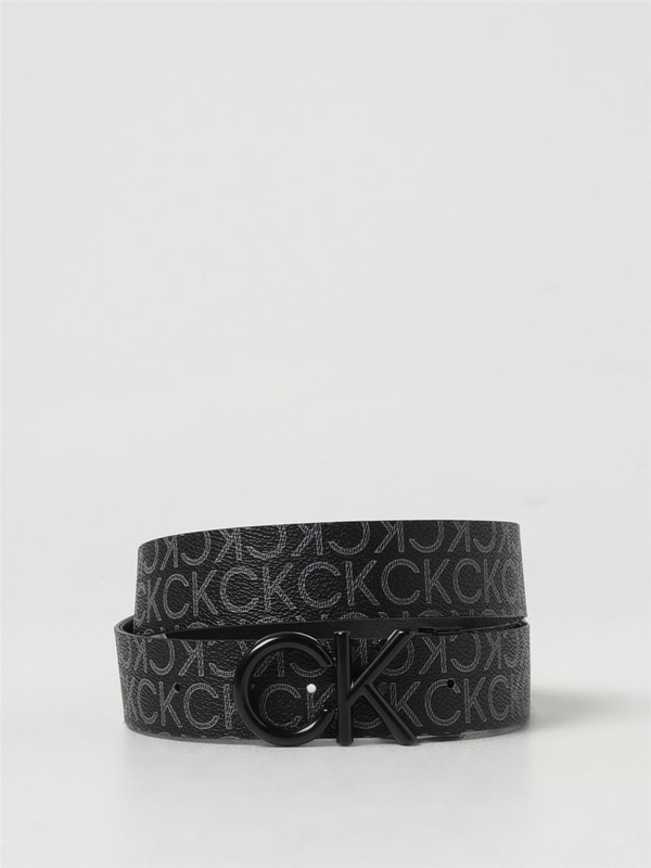 캘빈 클라인 FW24 Calvin Klein Reversible Faux Leather Belt K50K50996401R Black