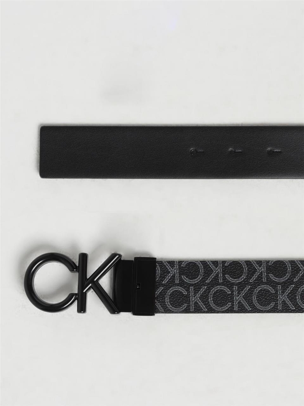 캘빈 클라인 FW24 Calvin Klein Reversible Faux Leather Belt K50K50996401R Black