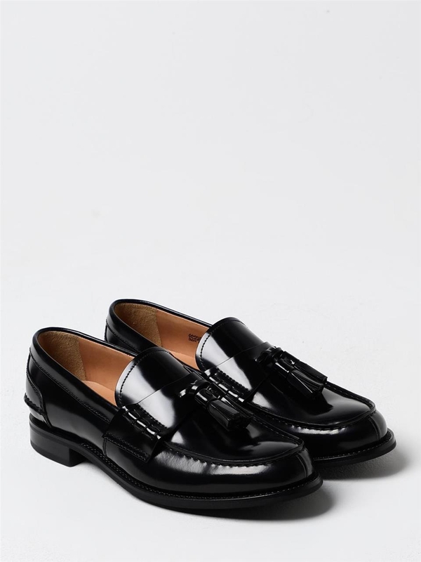 처치스 FW24 Tiverton w Churchs calfskin loafer DD00869EM F0AAB Black