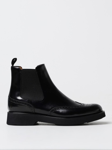 처치스 FW24 Ketsby Churchs Brushed Leather Brogue Ankle Boot DT02319EM F0AAB Black