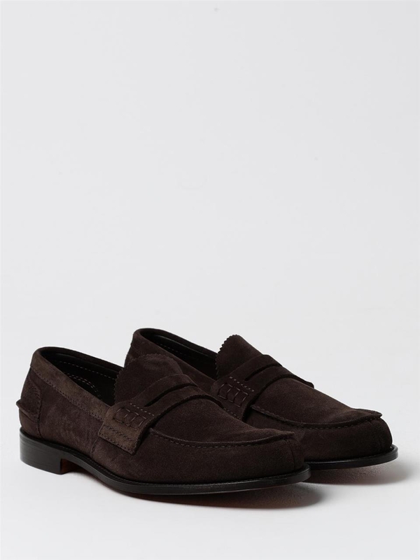 처치스 FW24 Pembrey Churchs Suede Moccasin EDB0039VE F0AAD Dark Brown