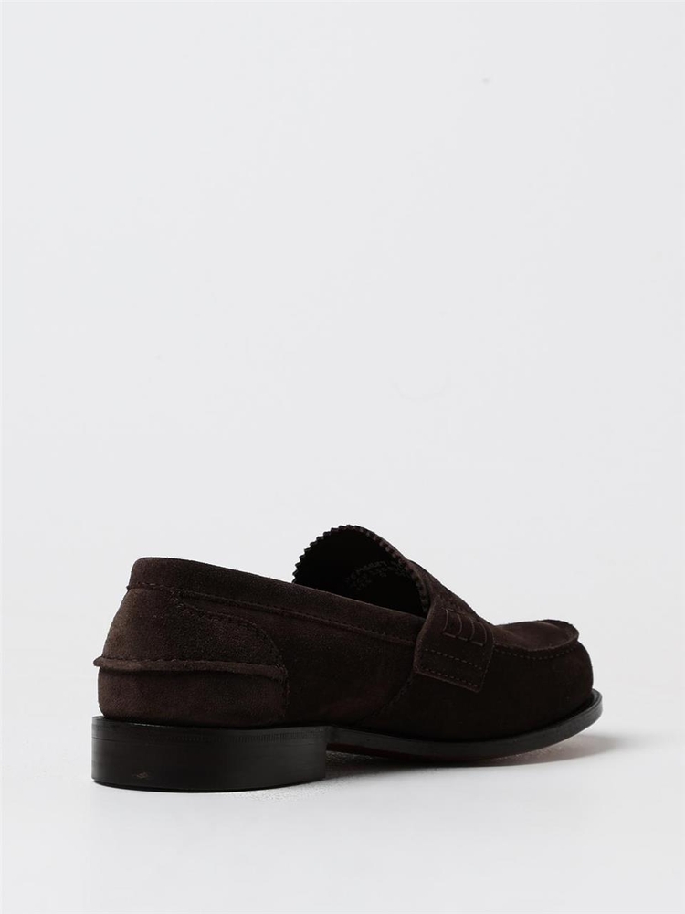 처치스 FW24 Pembrey Churchs Suede Moccasin EDB0039VE F0AAD Dark Brown