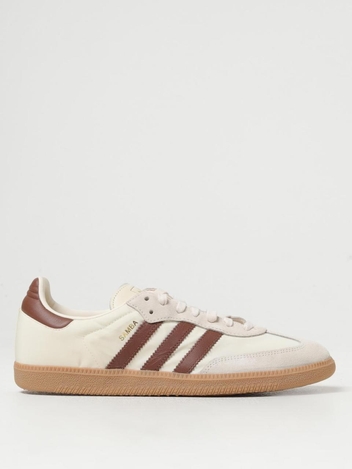 아디다스 오리지널 FW24 Adidas Originals Samba Sneakers in Nylon and Suede ID1447 Cream