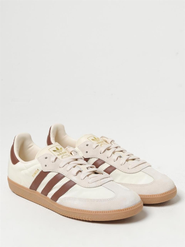 아디다스 오리지널 FW24 Adidas Originals Samba Sneakers in Nylon and Suede ID1447 Cream