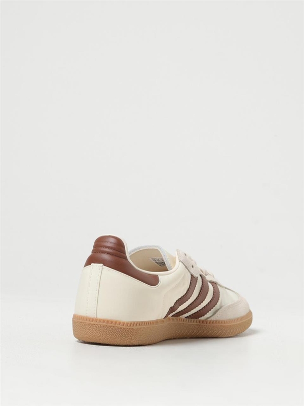 아디다스 오리지널 FW24 Adidas Originals Samba Sneakers in Nylon and Suede ID1447 Cream