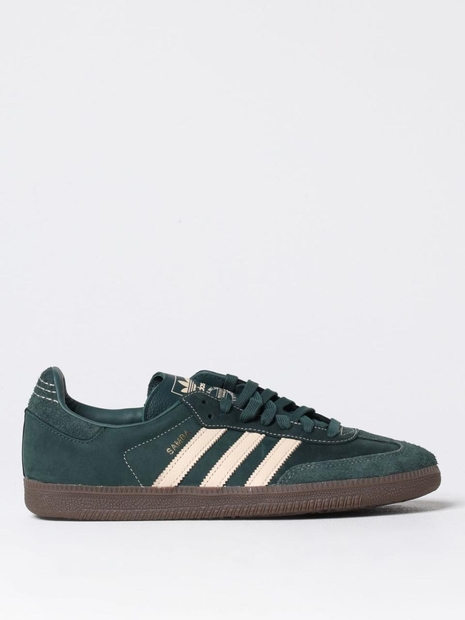 아디다스 오리지널 FW24 Adidas Originals Samba Sneakers in Suede and Nubuck IG1986 Green