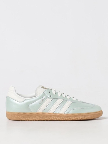 아디다스 오리지널 FW24 Sneakers Samba AND Linen Adidas Originals in pelle laminata IG1965 Light Blue