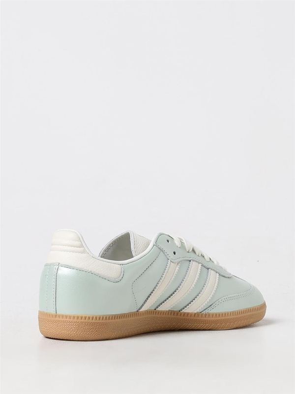 아디다스 오리지널 FW24 Sneakers Samba AND Linen Adidas Originals in pelle laminata IG1965 Light Blue