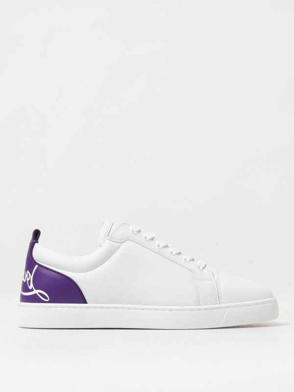 크리스찬루부탱 FW24 Sneakers Fun Louis Junior Christian Louboutin in pelle 3240080 6259 Purple