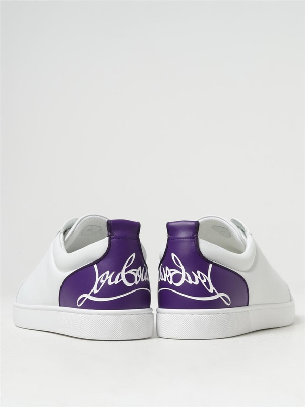 크리스찬루부탱 FW24 Sneakers Fun Louis Junior Christian Louboutin in pelle 3240080 6259 Purple