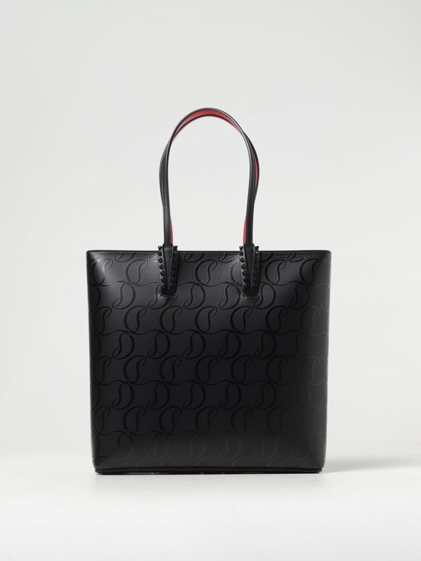 크리스찬루부탱 FW24 Christian Louboutin Cabata Bag in Leather with All Over Logo 3245052 CM53 Black