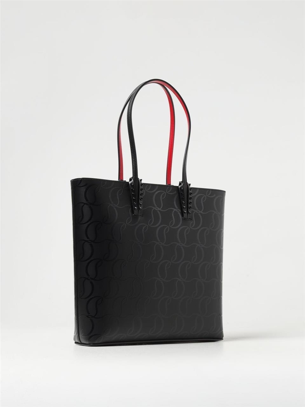 크리스찬루부탱 FW24 Christian Louboutin Cabata Bag in Leather with All Over Logo 3245052 CM53 Black