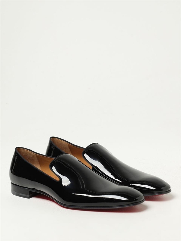 크리스찬루부탱 FW24 Christian Louboutin Patent Leather Moccasin 1150564 BK01 Black