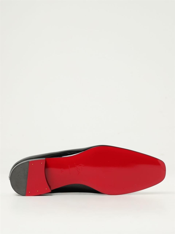 크리스찬루부탱 FW24 Christian Louboutin Patent Leather Moccasin 1150564 BK01 Black