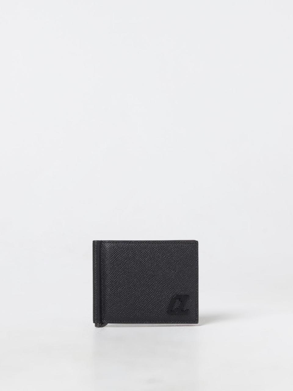 크리스찬루부탱 FW24 Christian Louboutin Grained Leather Wallet 3245109 CM53 Black