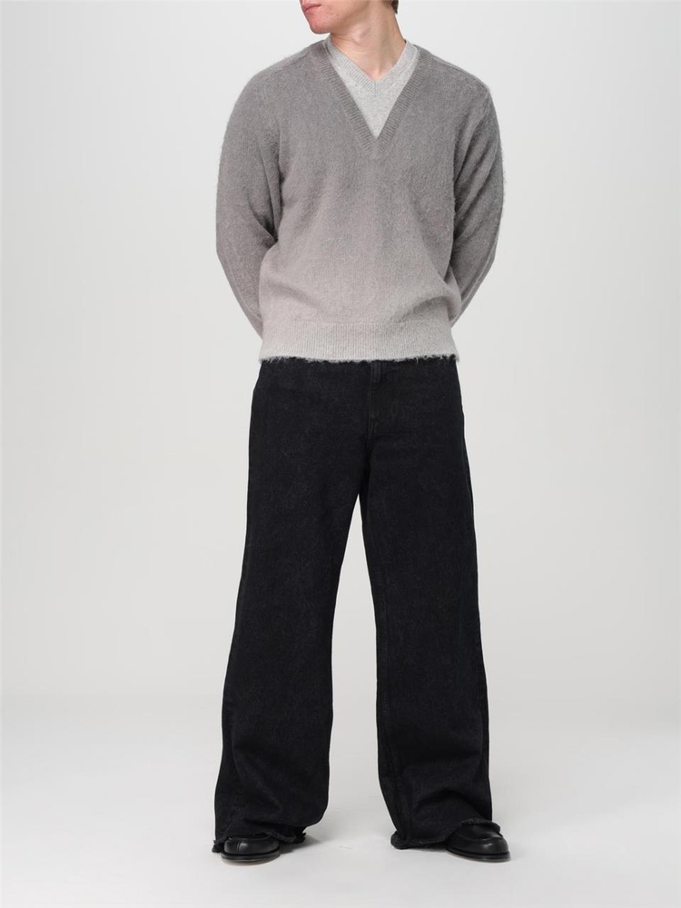 JW 앤더슨 FW24 Jw Anderson Merino Wool Sweater KW1198YN0352 938 Gray