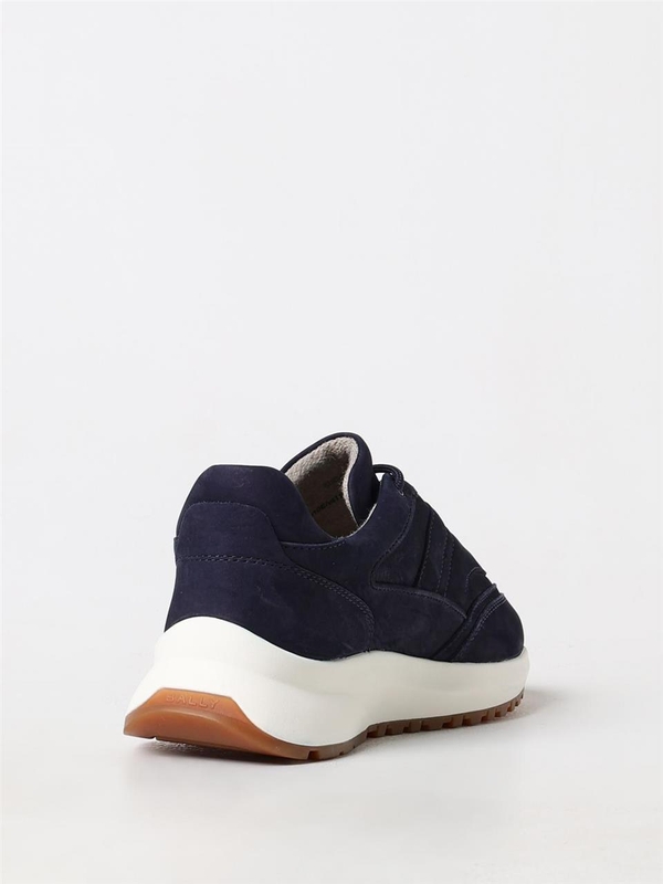 발리 FW24 Sneakers Bally in nabuk MSK0ALNK005 U590 Blue