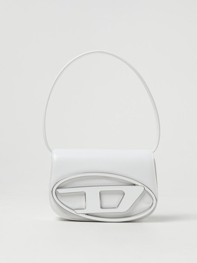 디젤 FW24 1DR Diesel bag in laminated leather X08396PR818 T1003 White