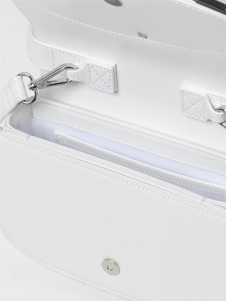 디젤 FW24 1DR Diesel bag in laminated leather X08396PR818 T1003 White