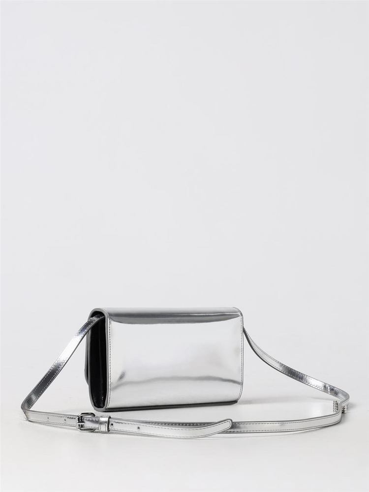 디젤 FW24 Diesel Patent Wallet Bag X09809PS202 H0535 Silver