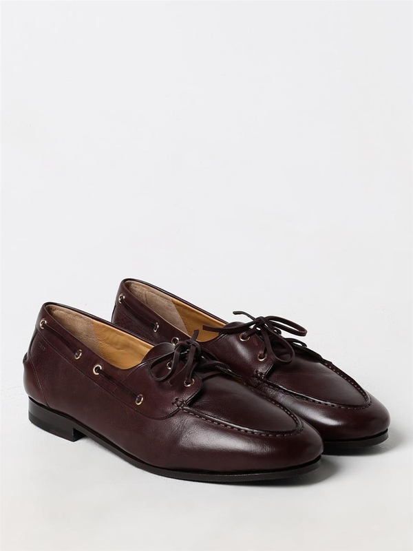 발리 FW24 Bally Pathy Moccasin in Buffalo Leather MSF0B5BU003 U806 Brown