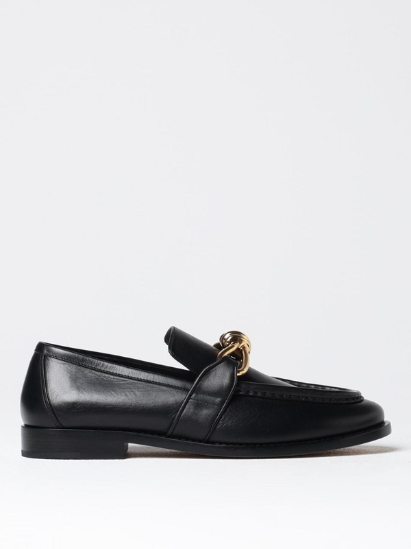 보테가베네타 FW24 Bottega Veneta Astaire Leather Moccasin 796447V4R30 1000 Black