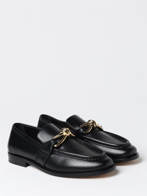 보테가베네타 FW24 Bottega Veneta Astaire Leather Moccasin 796447V4R30 1000 Black