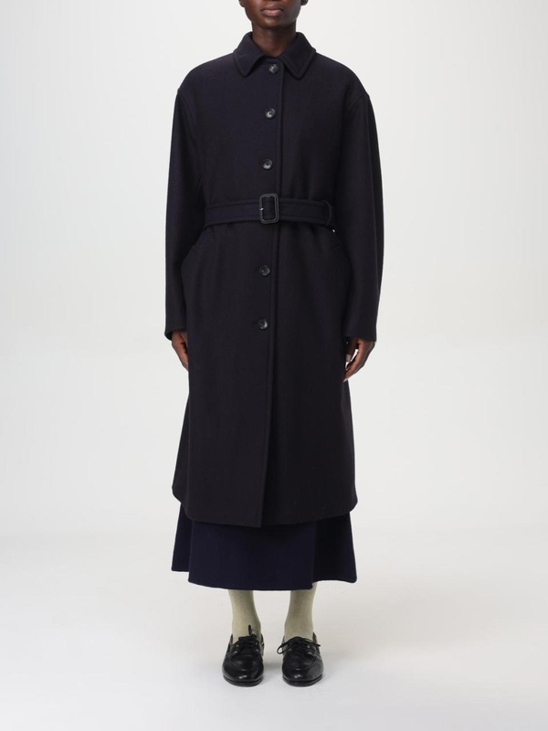 발리 FW24 Bally virgin wool long coat WOU069WO220 U546 Navy Blue