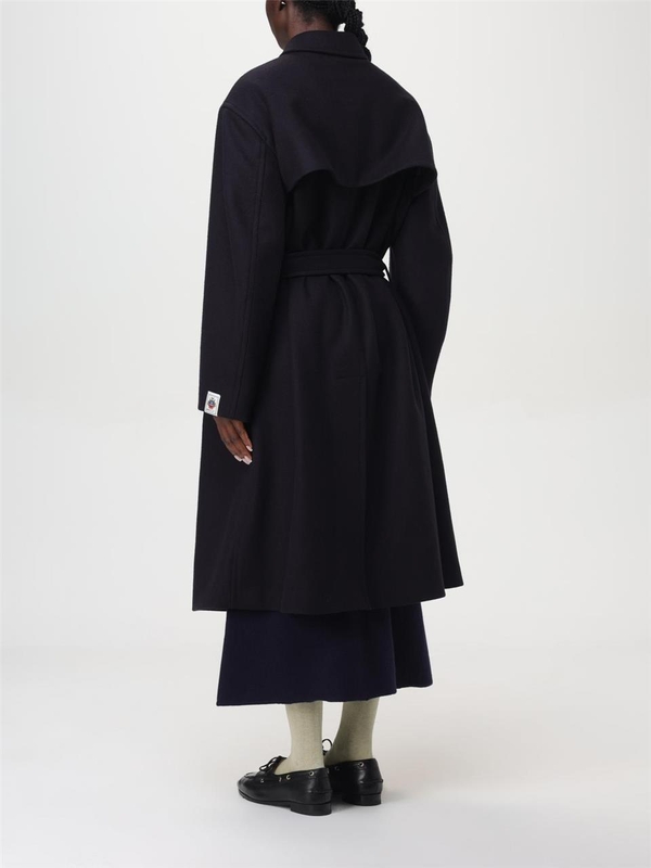 발리 FW24 Bally virgin wool long coat WOU069WO220 U546 Navy Blue