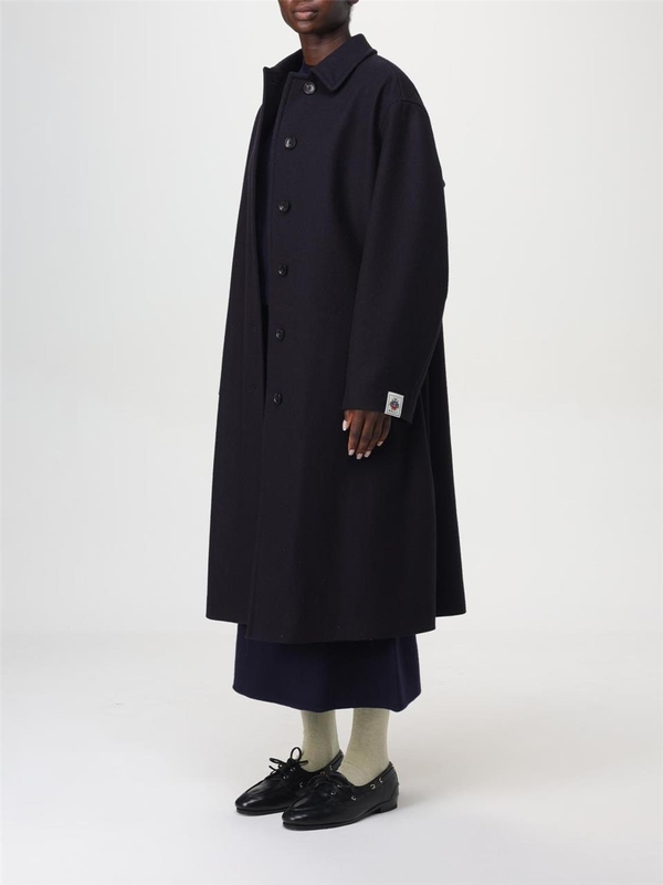 발리 FW24 Bally virgin wool long coat WOU069WO220 U546 Navy Blue