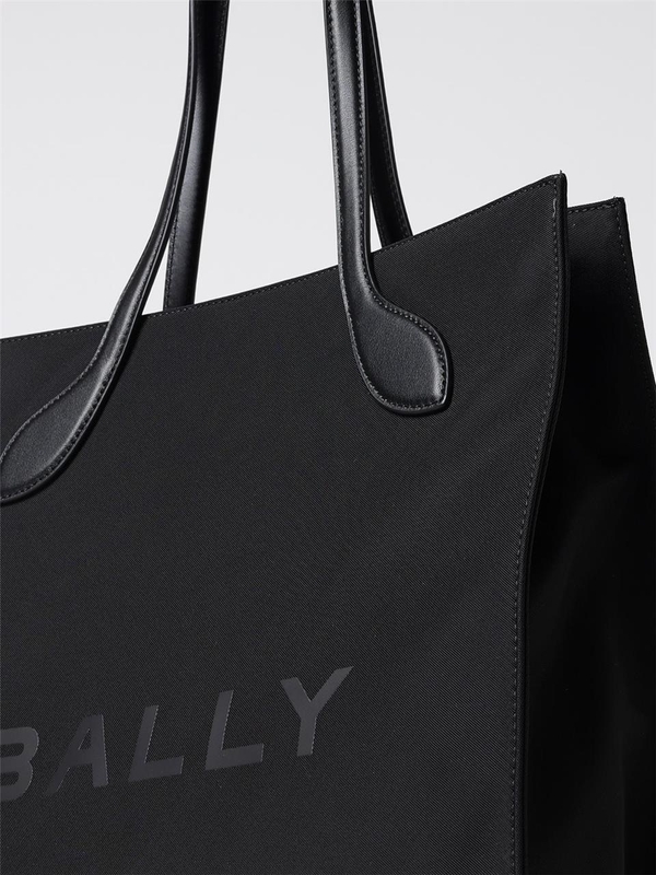 발리 FW24 Bally bag in nylon and leather WAE02WNY284 I907P Black