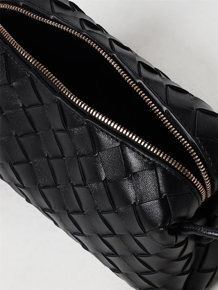 보테가베네타 FW24 Bottega Veneta Loop Bag in Woven Leather 723547V1G11 8425 Black