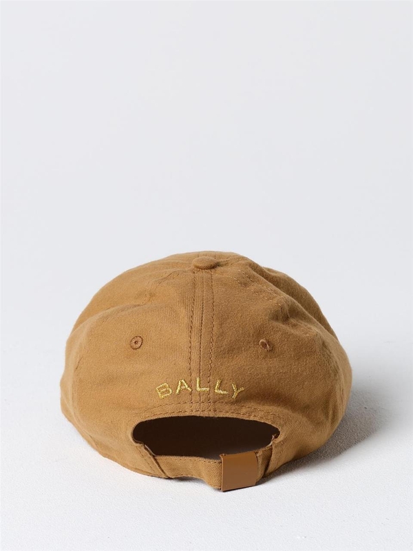 발리 FW24 Bally cotton hat with embroidered logo WHA01JCO347 U8A7 Beige