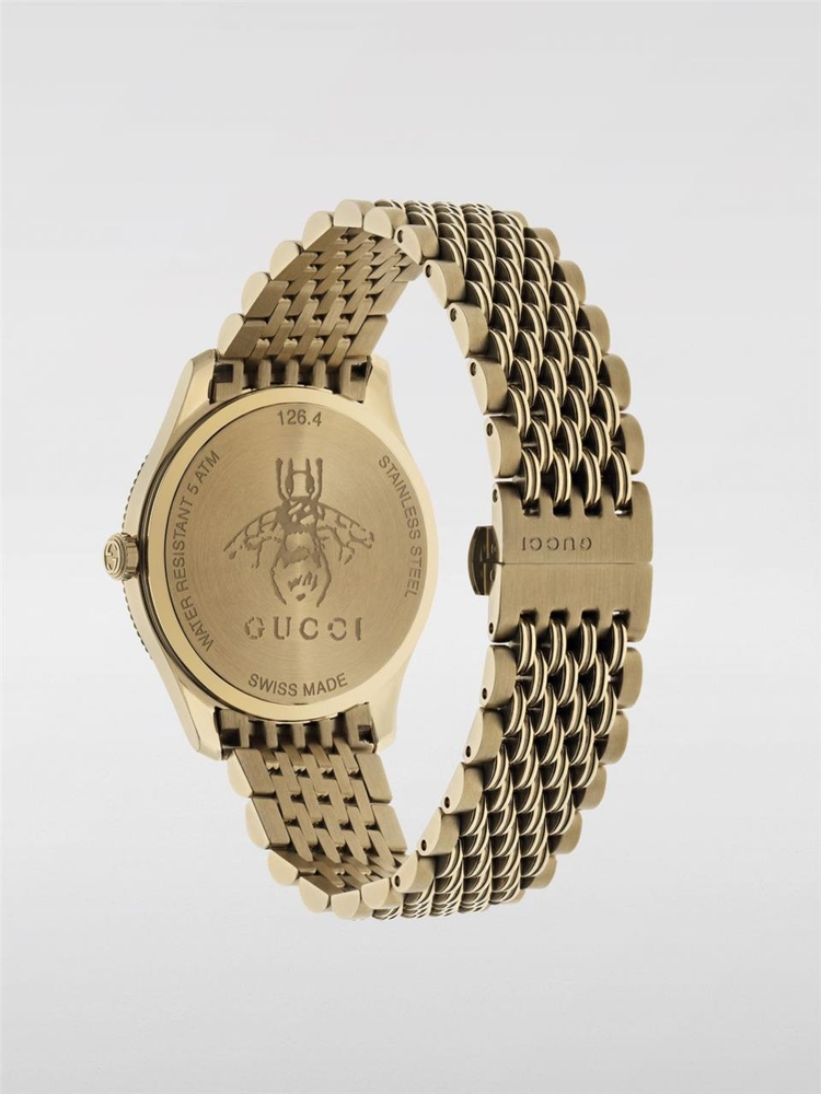 구찌 SS24 Gucci Womens Watch YA1264155 Gold