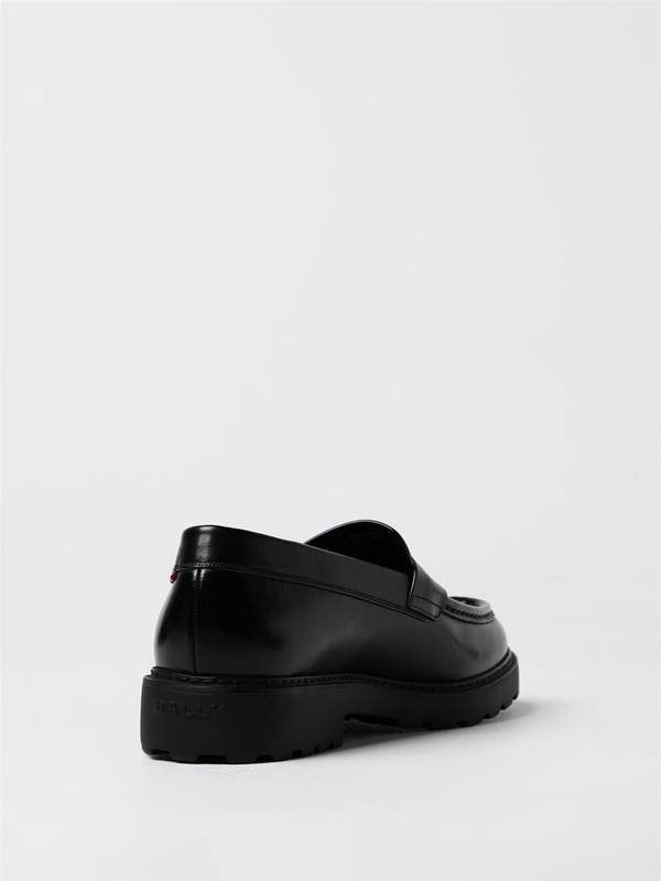 발리 FW24 Bally leather moccasin MSF0E5VT031 U901 Black