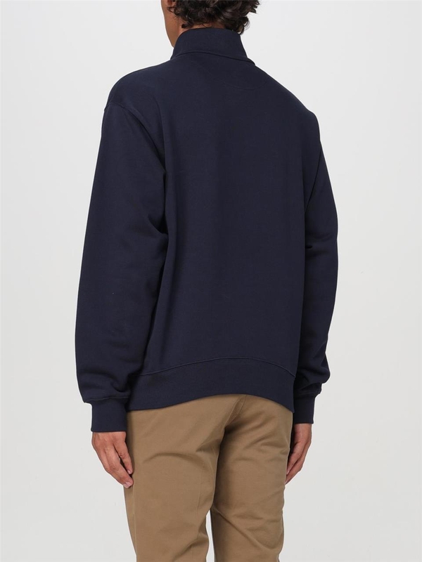 발리 FW24 Bally Organic Cotton Sweatshirt MJE06OCO227 U546 Navy Blue