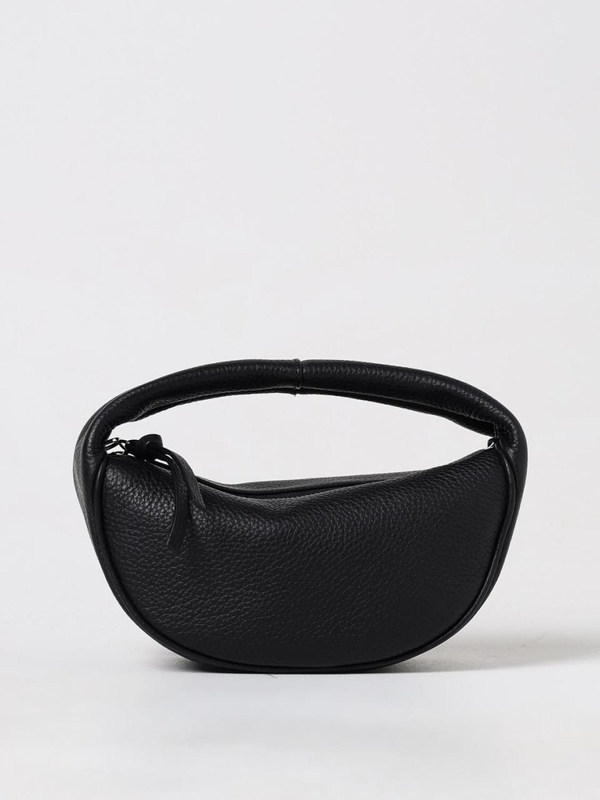 바이파 SS24 Baby Cush By Far Grained Leather Bag 21SSBCUSSBLFLTMED BK001 Black