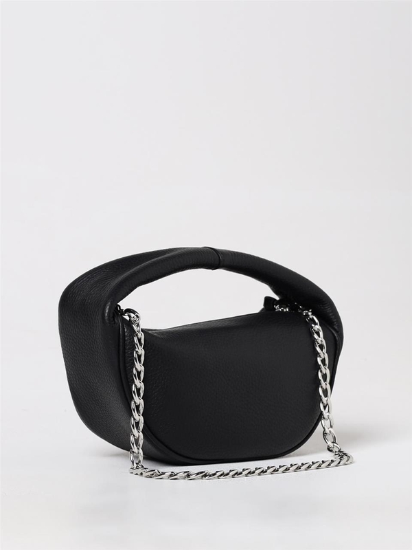 바이파 SS24 Baby Cush By Far Grained Leather Bag 21SSBCUSSBLFLTMED BK001 Black