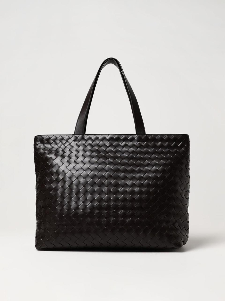 보테가베네타 SS24 Bottega Veneta Intrecciato Zipped Tote Large Bag 786666 V2HL1 2145 Dark Brown