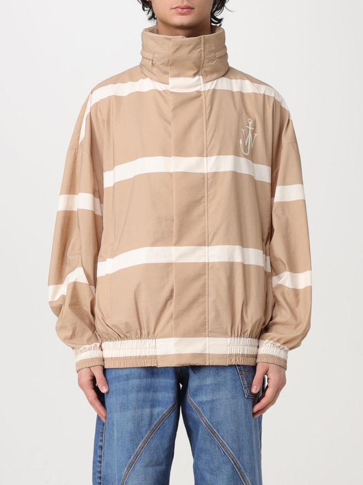 JW 앤더슨 SS24 JW Anderson Striped Nylon Jacket JK0299PG1489 132 Beige