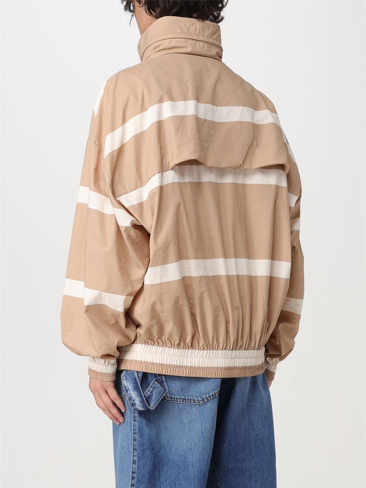 JW 앤더슨 SS24 JW Anderson Striped Nylon Jacket JK0299PG1489 132 Beige