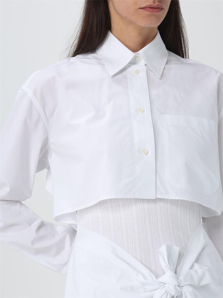 JW 앤더슨 SS24 Jw Anderson poplin dress DR0434PG1090 001 White