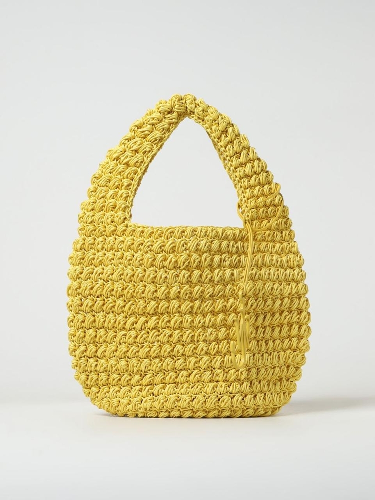 JW 앤더슨 SS24 JW Anderson Popcorn Bag in Knit Fabric HB0565FA0305 200 Yellow