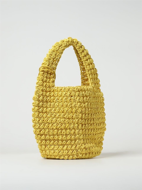 JW 앤더슨 SS24 JW Anderson Popcorn Bag in Knit Fabric HB0565FA0305 200 Yellow