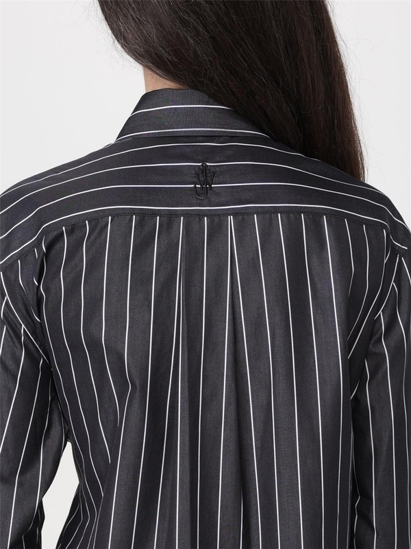 JW 앤더슨 SS24 JW Anderson Pinstripe Cotton Suit DR0419PG1464 901 Black