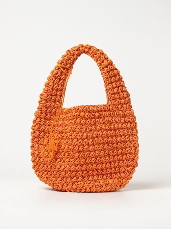 JW 앤더슨 SS24 JW Anderson Popcorn Bag in Knit Fabric HB0565FA0305 429 Orange