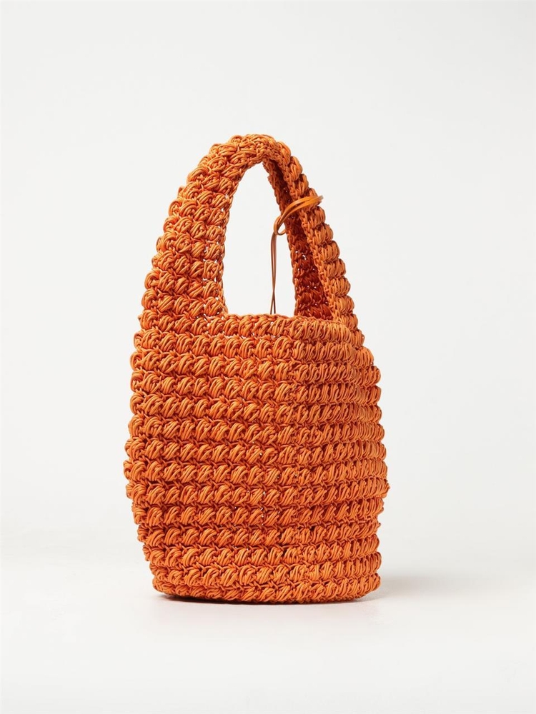 JW 앤더슨 SS24 JW Anderson Popcorn Bag in Knit Fabric HB0565FA0305 429 Orange