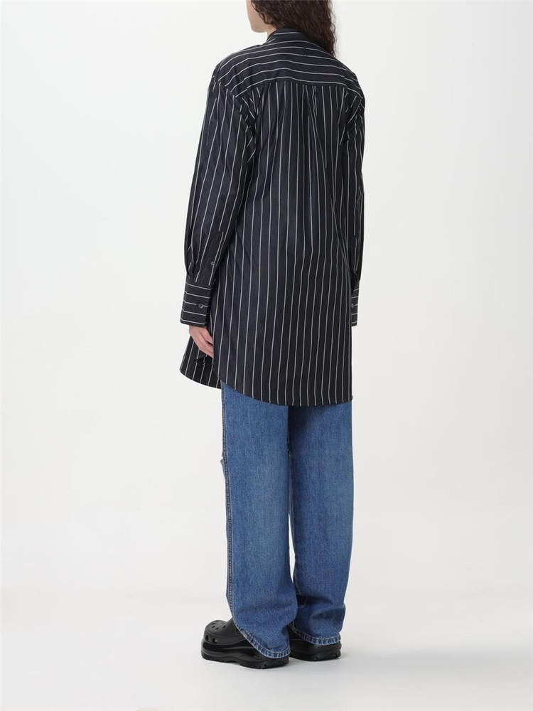 JW 앤더슨 SS24 JW Anderson Pinstripe Cotton Suit SH0282PG1464 901 Black