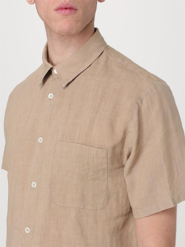 아페쎄 SS24 APC Linen Shirt LIAEKH12551 BAA Beige